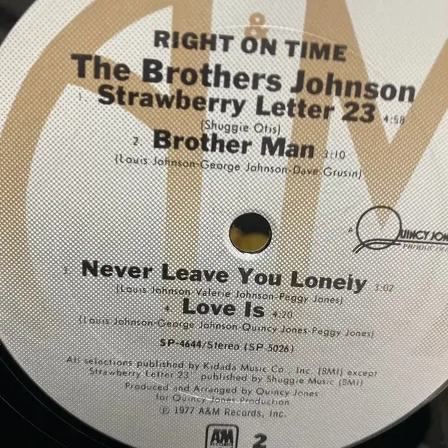 BROTHERS JOHNSON LP / AA5656