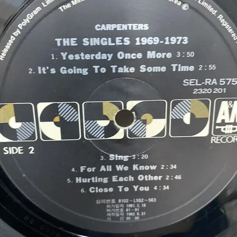 CARPENTERS LP / AA5679