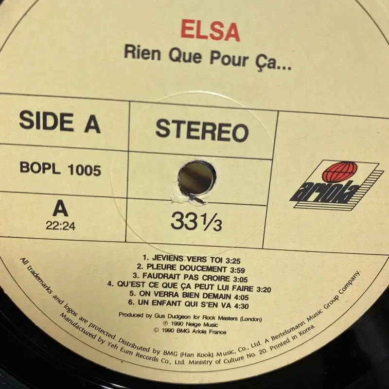 ELSA  LP / AA5692