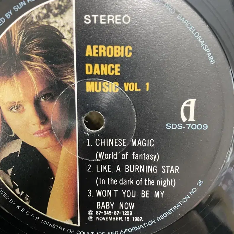 AEROBIC DANCE MUSIC LP / AA5701