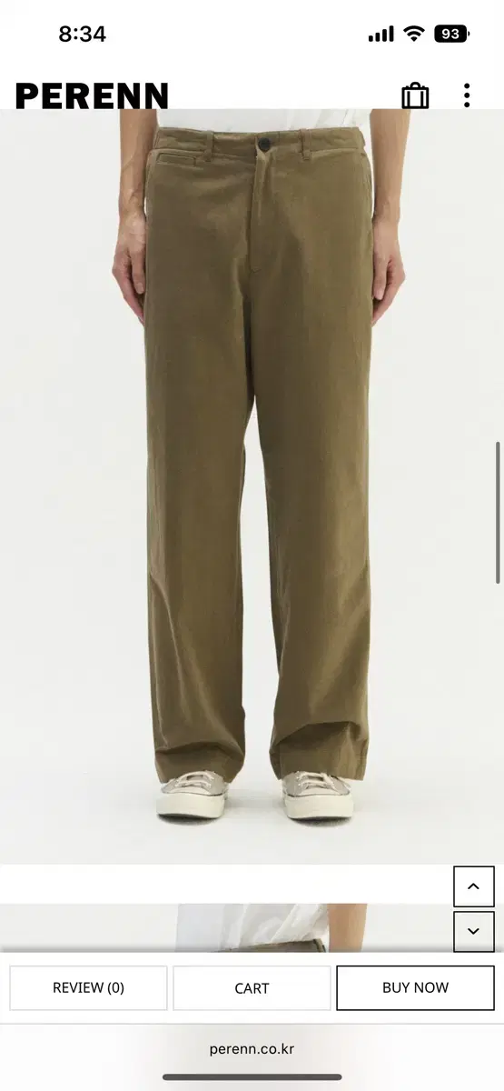 Perren 24AW Chinos Khaki 3