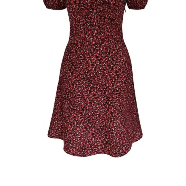 루루서울 red pansy dress 레드 팬지 드레스 원피스