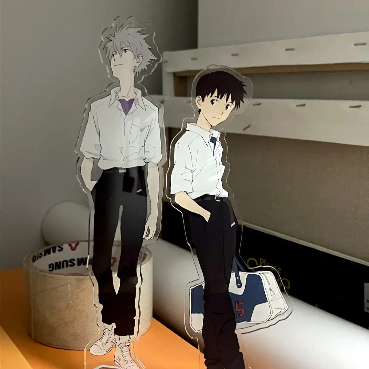 Evangelion Evastore Shinji Kaoru School Uniform Big Acrylic