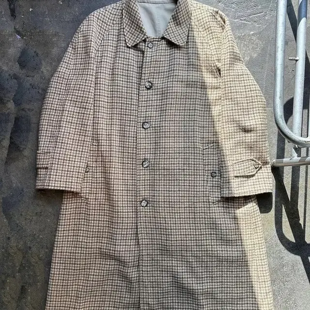 80s 빈티지 Burberry's  버버리 리버시블 코트