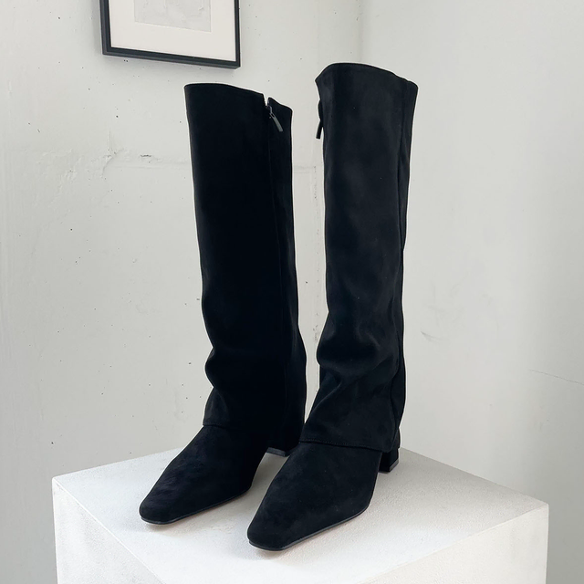 이너뮤트 layered boots 레이어드 부츠