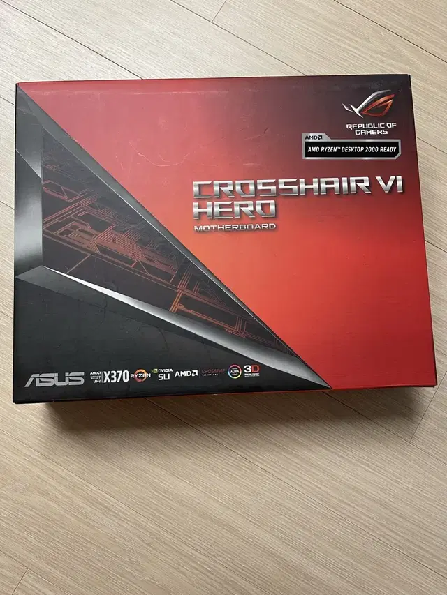 ASUS ROG CROSSHAIR VI HERO X370 마더보드