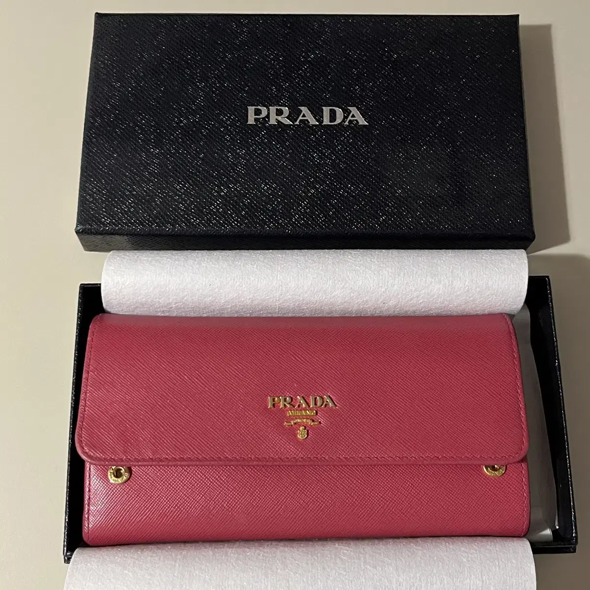 PRADA 프라다 사피아노 장지갑