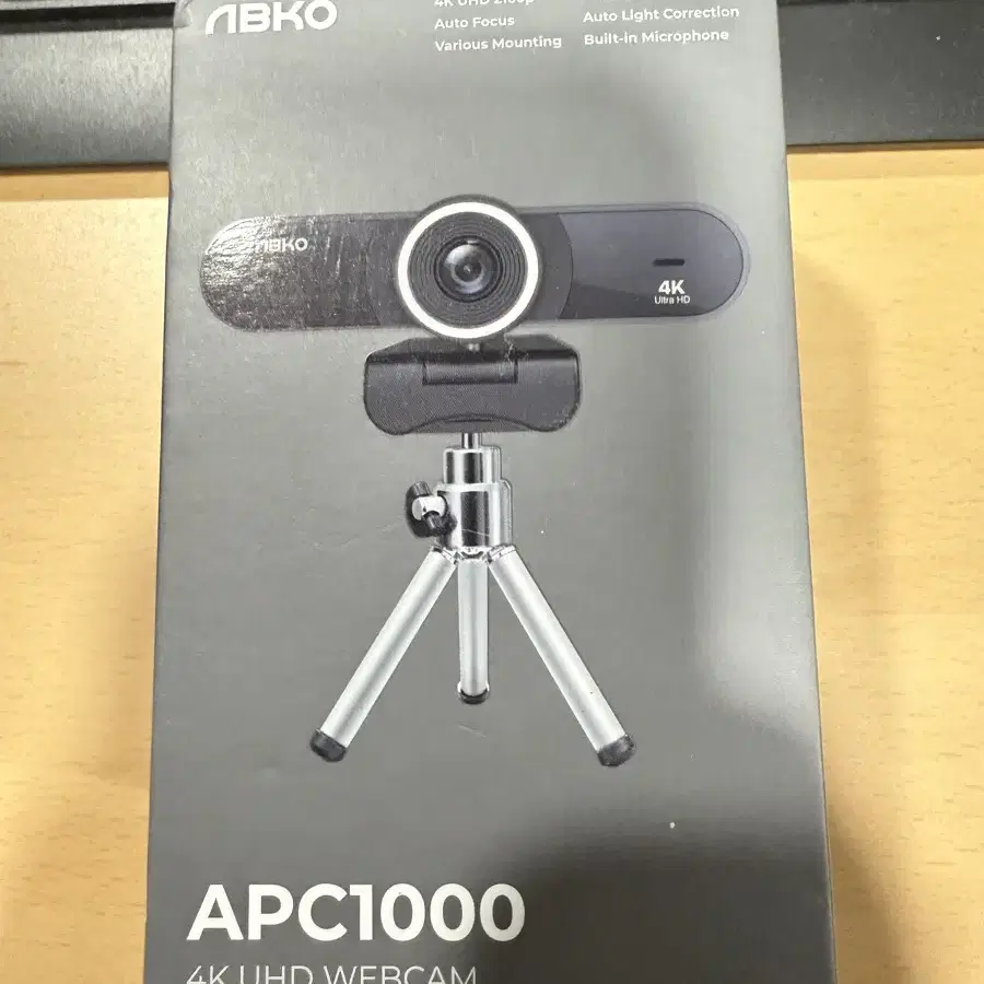 앱코(ABKO) APC1000 4K UHD 웹캠