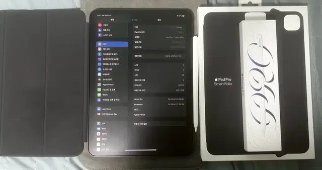 아이패드 프로 11인치 m4 256 + 애플 펜슬 프로 + 정품 케이스