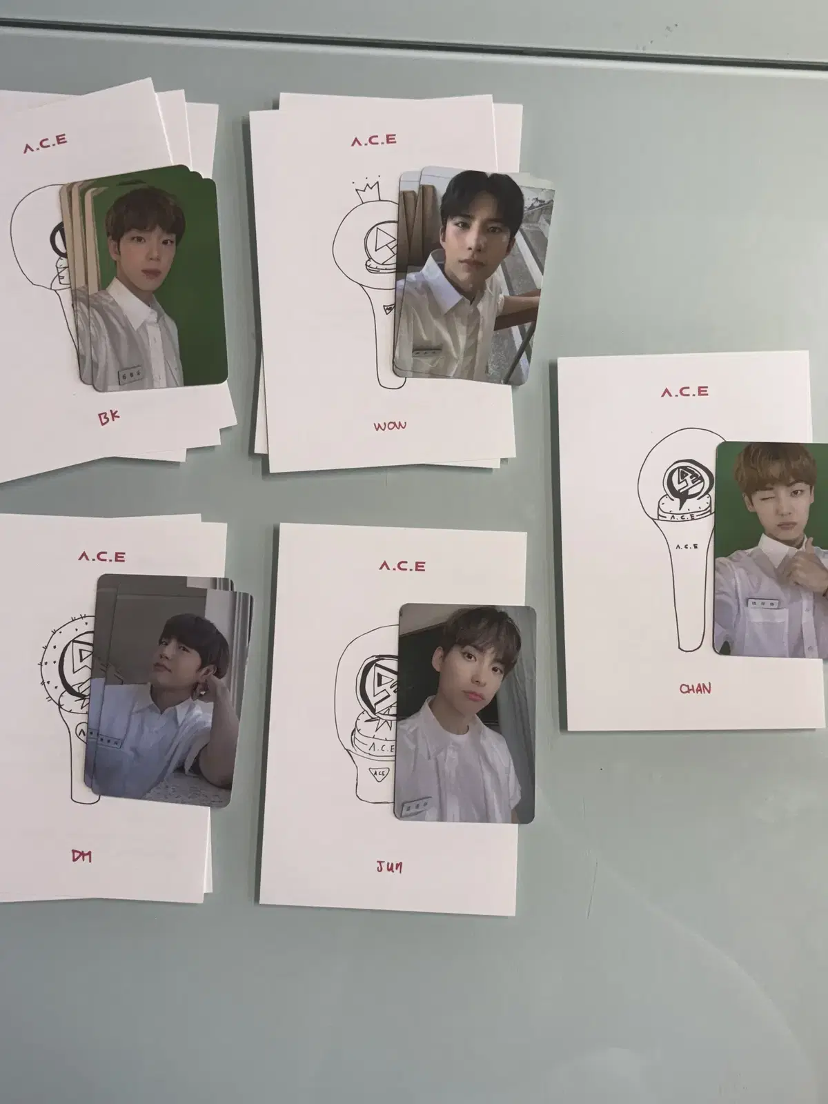 Ace A.C.E lightstick photocard Photo Card User Guide