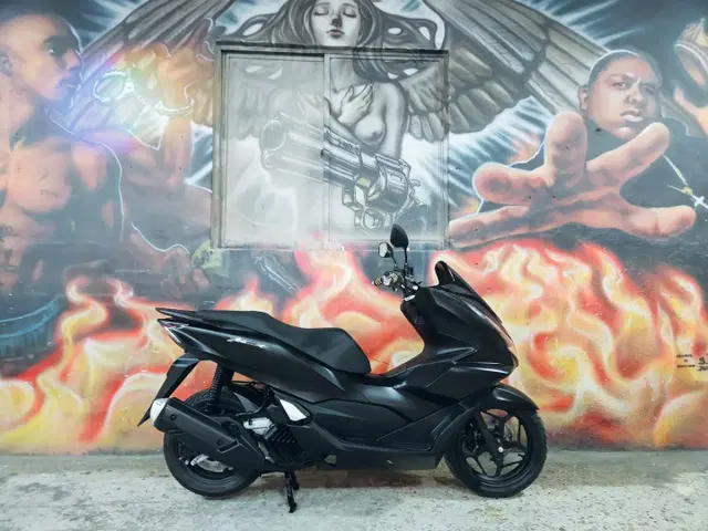 PCX125CC/22년식/14526KM/무광블랙/부산중고/오토바이/스쿠터