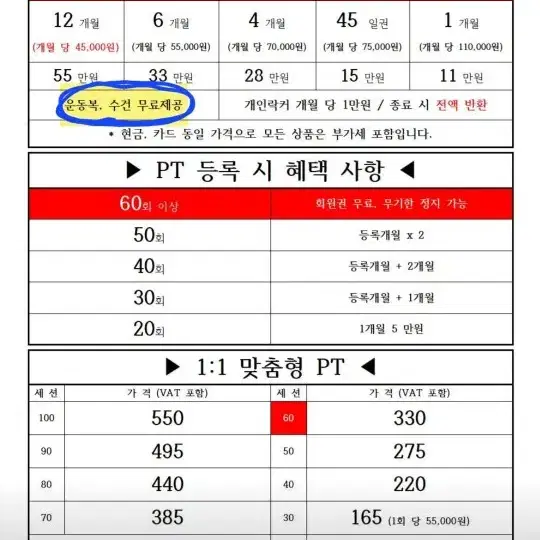 평택시 세교동 파인핏 2호점 6개월권 양도