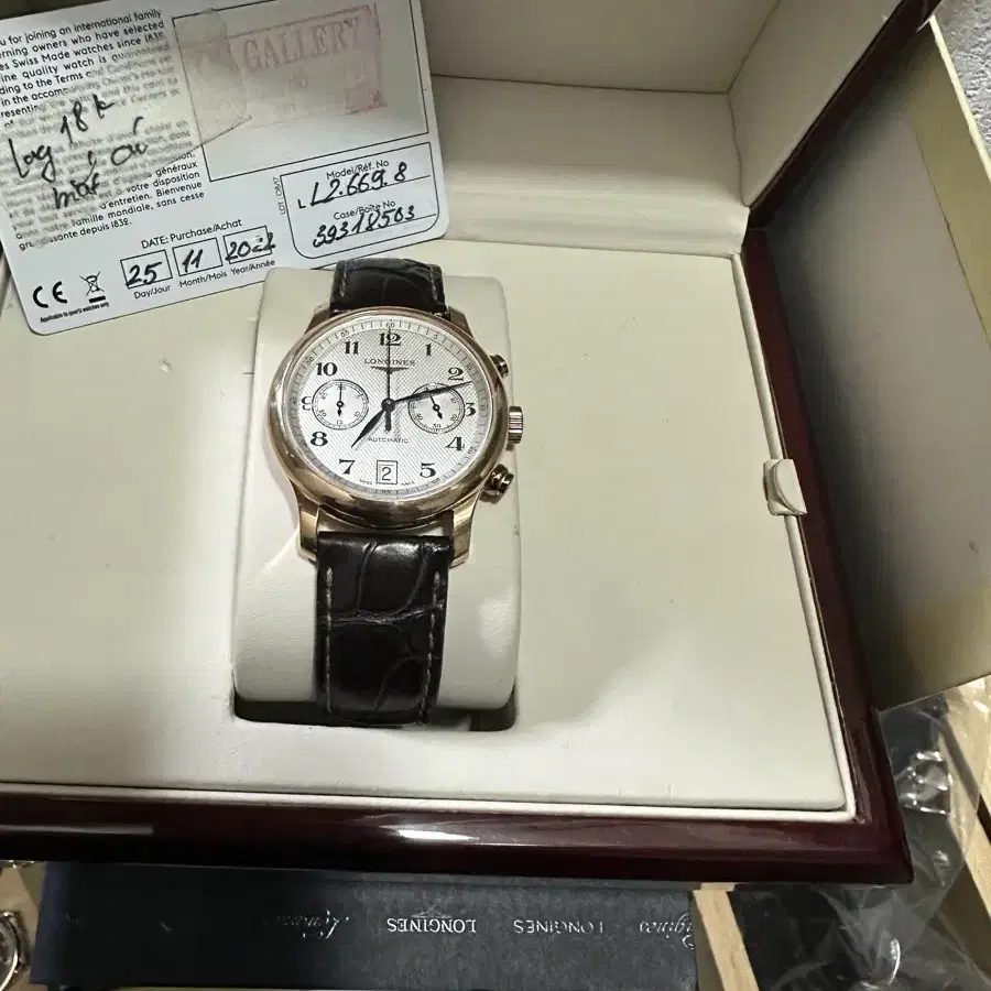 Longines 18k 금통 38.5mm