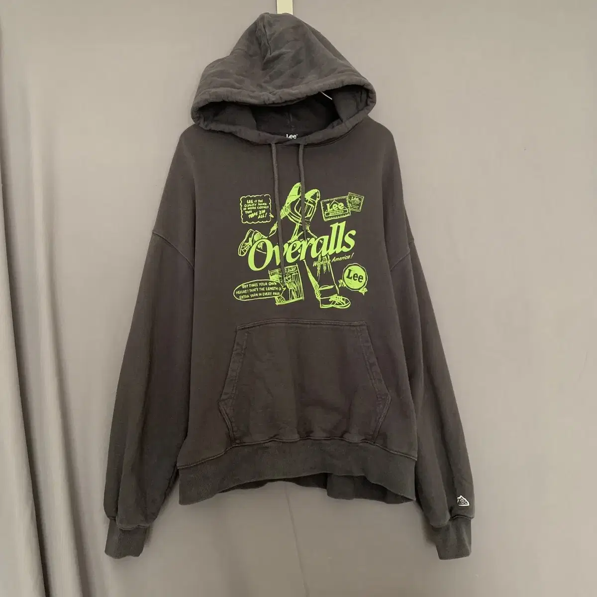 100 L LEE Lee Street Printed Overfit Hoodie