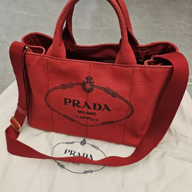 프라다 카나파 PRADA CANAPA 캔퍼스 토드 크로스백