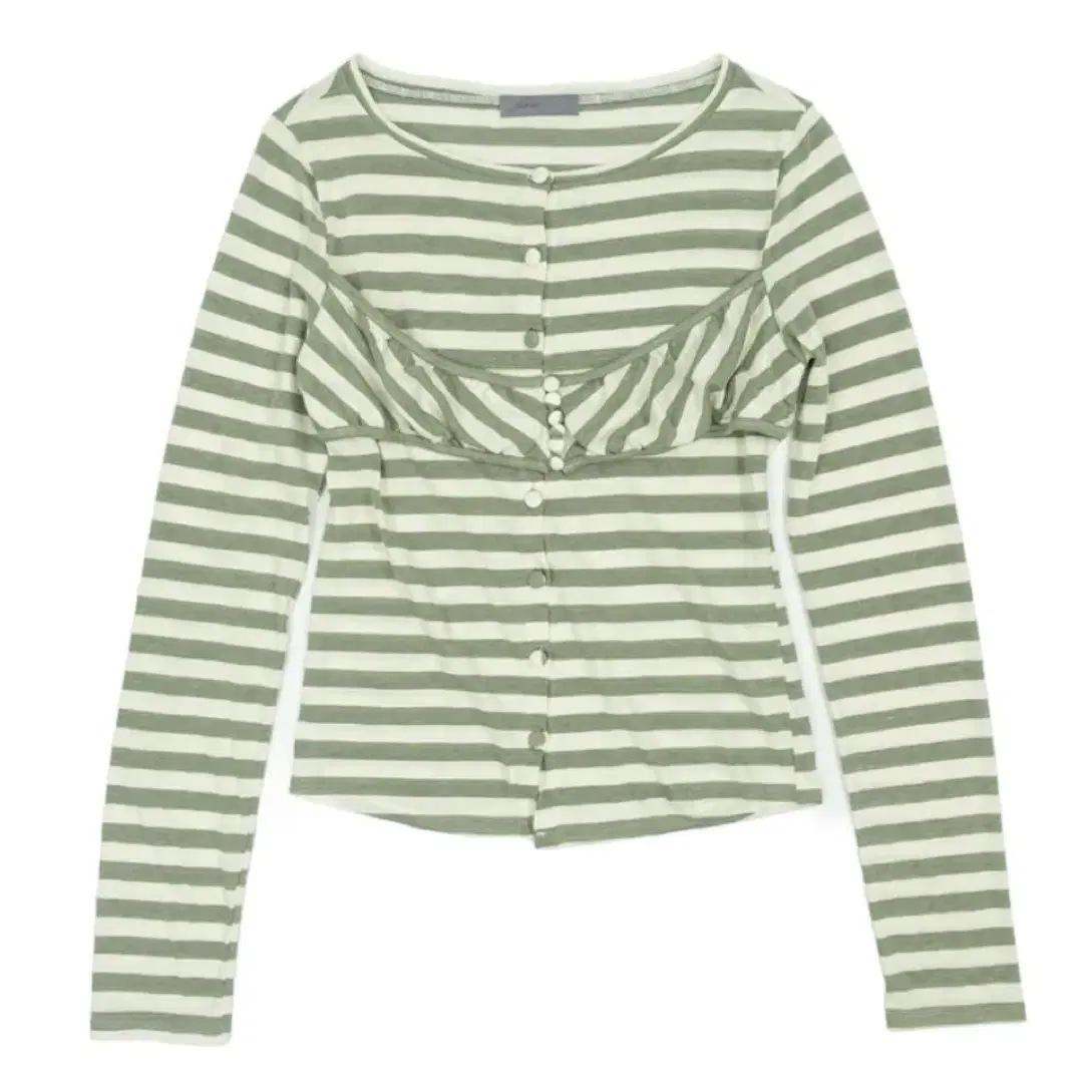 샵페어리 stripe button cardigan