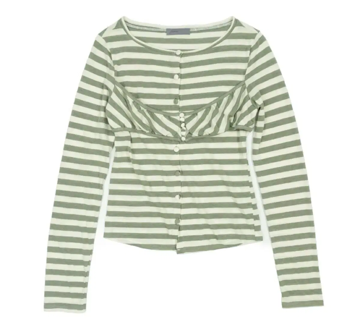 샵페어리 stripe button cardigan