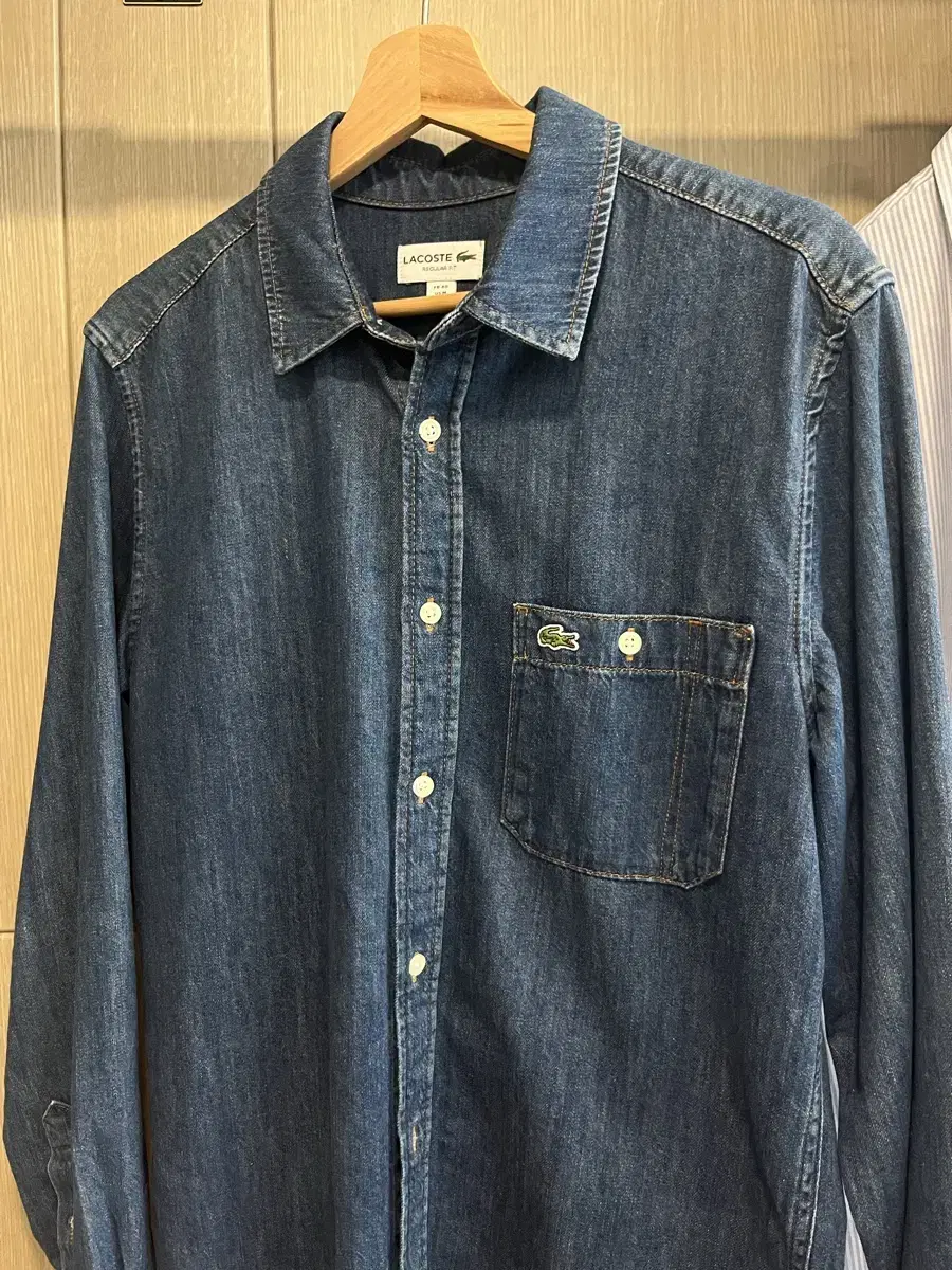 Lacoste jean shirt