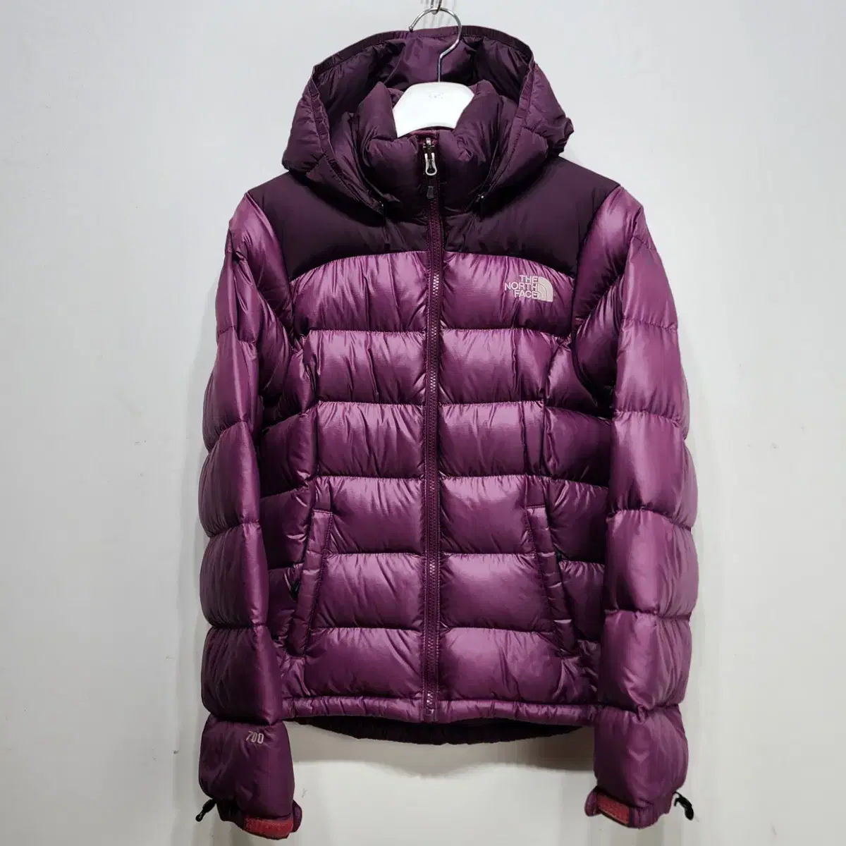 노스페이스 THE NORTH FACE 후드패딩 점퍼자켓우먼스퍼플S