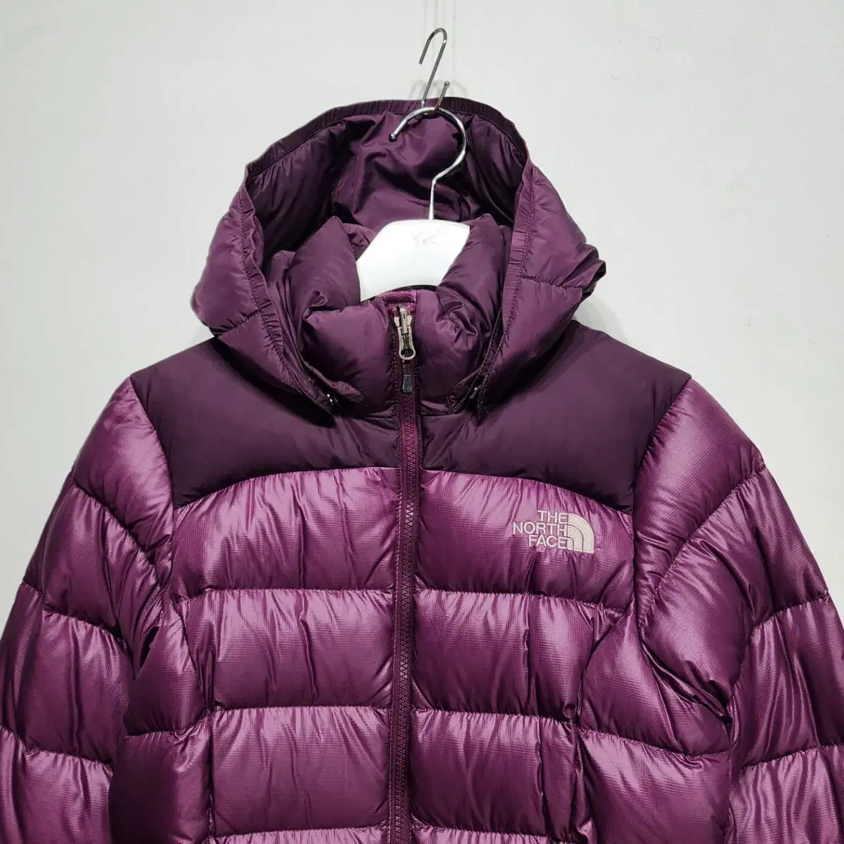 노스페이스 THE NORTH FACE 후드패딩 점퍼자켓우먼스퍼플S