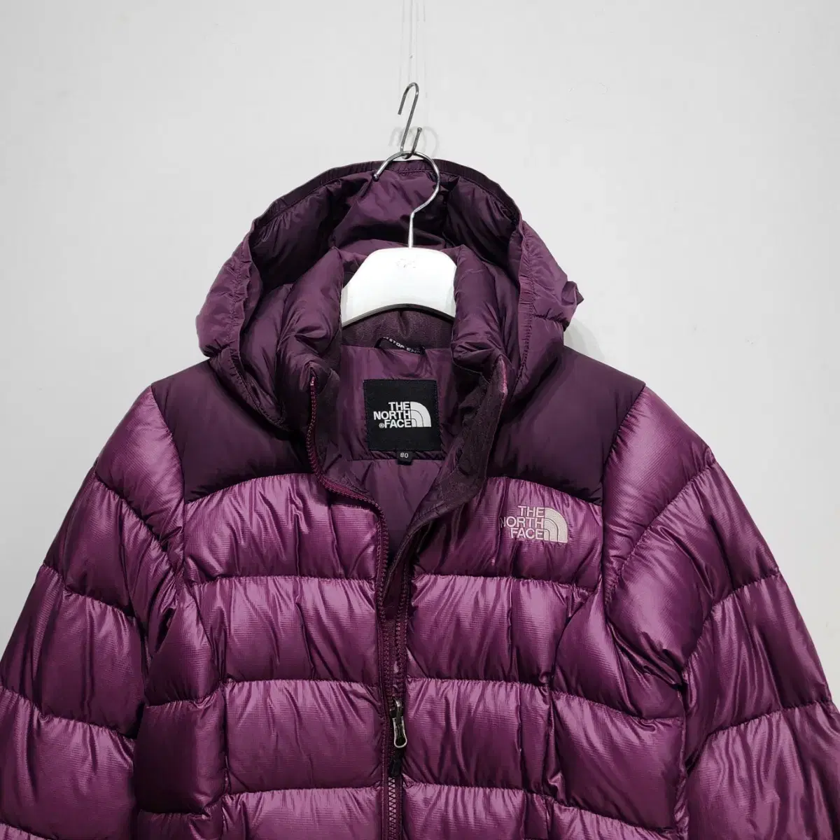 노스페이스 THE NORTH FACE 후드패딩 점퍼자켓우먼스퍼플S