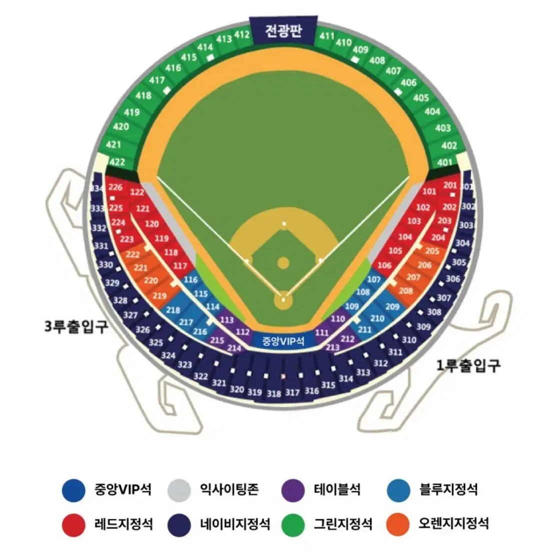 와일드카드 결정전 3루 블루석 2차전 두산 vs KT