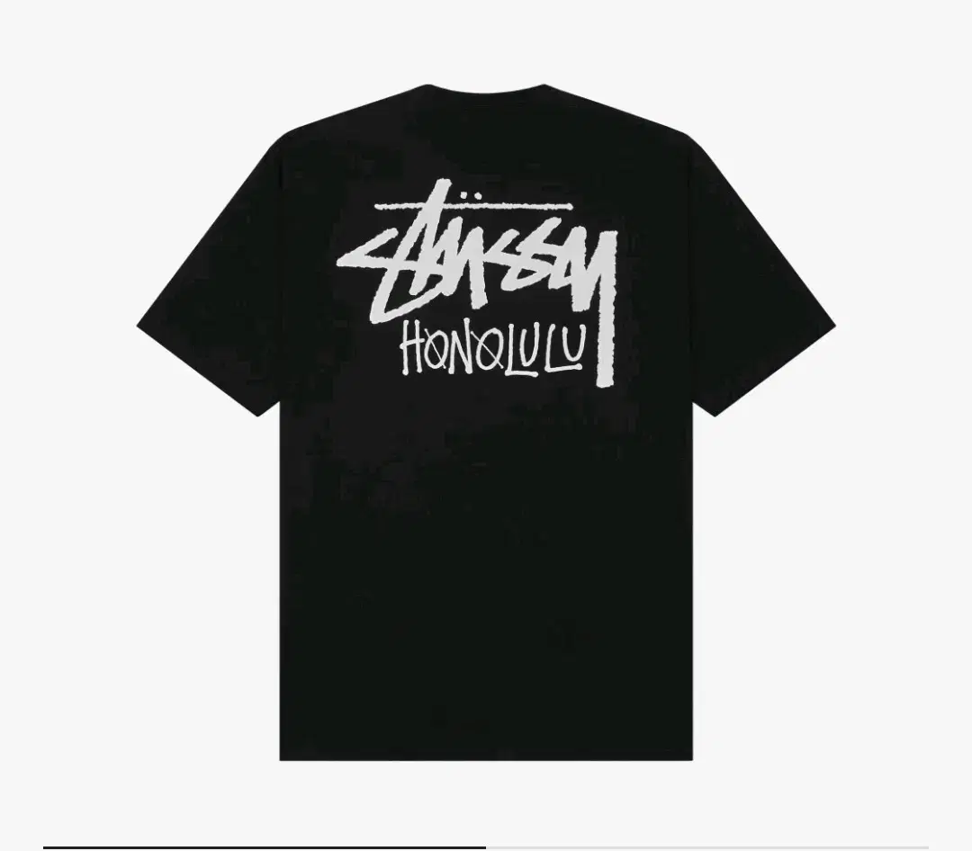 Stussy Hawaii Honolulu Black T-Shirt M