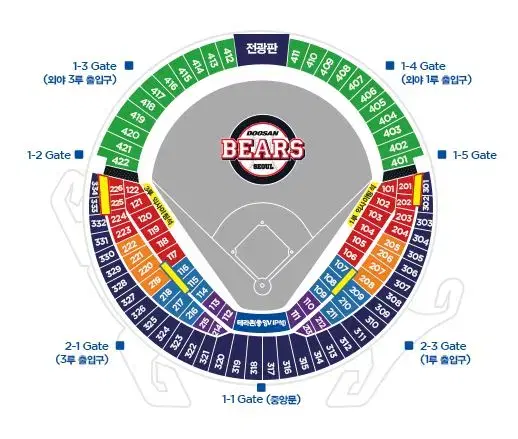 10월3일 두산베어스vsKT위즈 1루 테이블석 양도합니다