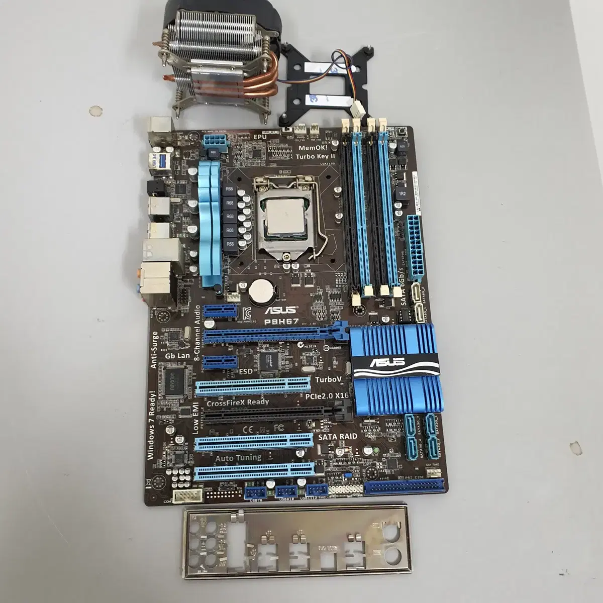 [무료배송] 중고 i5-2400+ASUS PBH67+사제쿨러+백패널 세트