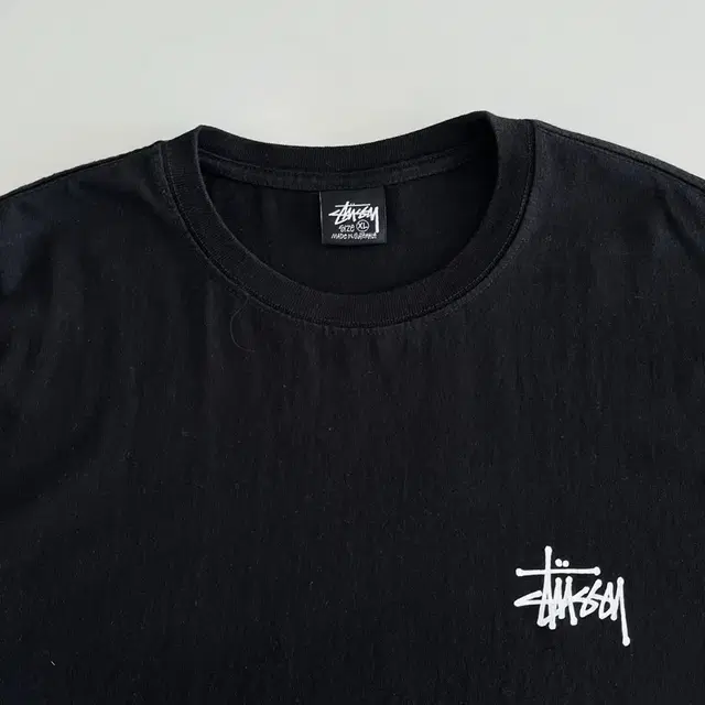 STUSSY 스투시 스탁 로고 롱슬리브 블랙 XL