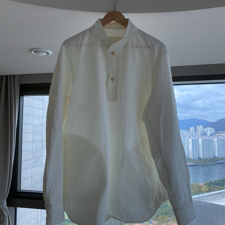 [XL] 도큐먼트 PADDED ROUND COLLAR SHIRT