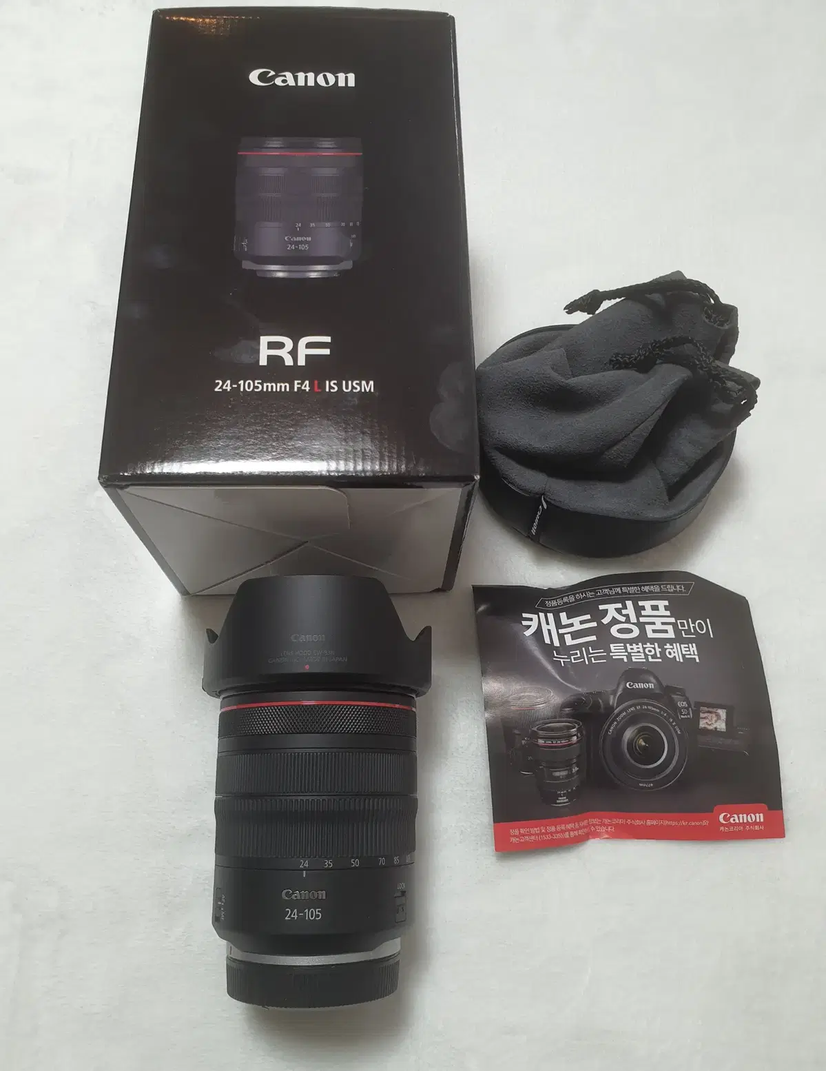 캐논 RF 24-105 F4 판매합니다.