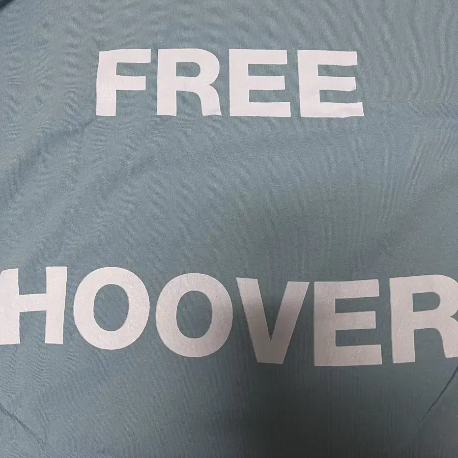 칸예 Free hoover 프리후버 콘서트 머천 티셔츠 L