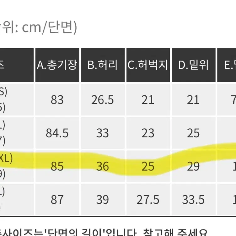 [새상품]핫핑 여성 빅사이즈 레깅스 판매합니다(XL-2XL)