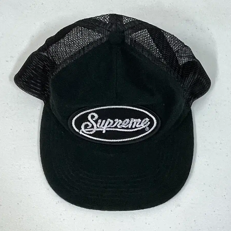 슈프림 Terry Mesh Back 5-Panel Black