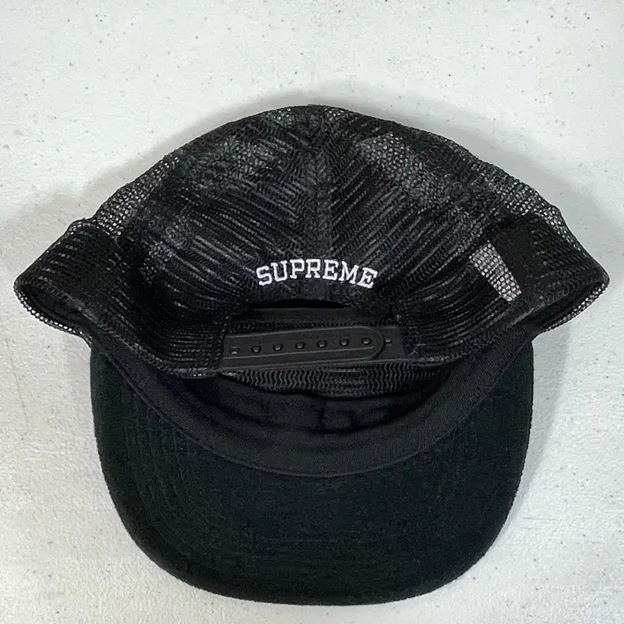 슈프림 Terry Mesh Back 5-Panel Black