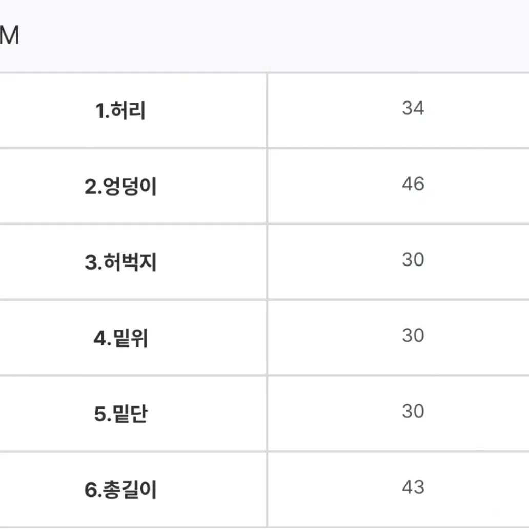 모겐트 루크 데님 숏팬츠 M