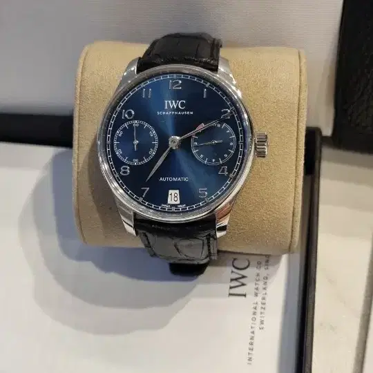 [빅세일/보관품풀구성]IWC 블루 부엉이/세븐데이즈 IW500710