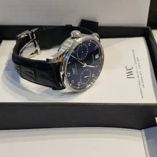 [29년보증풀구성]IWC 블루 부엉이/세븐데이즈 IW500710