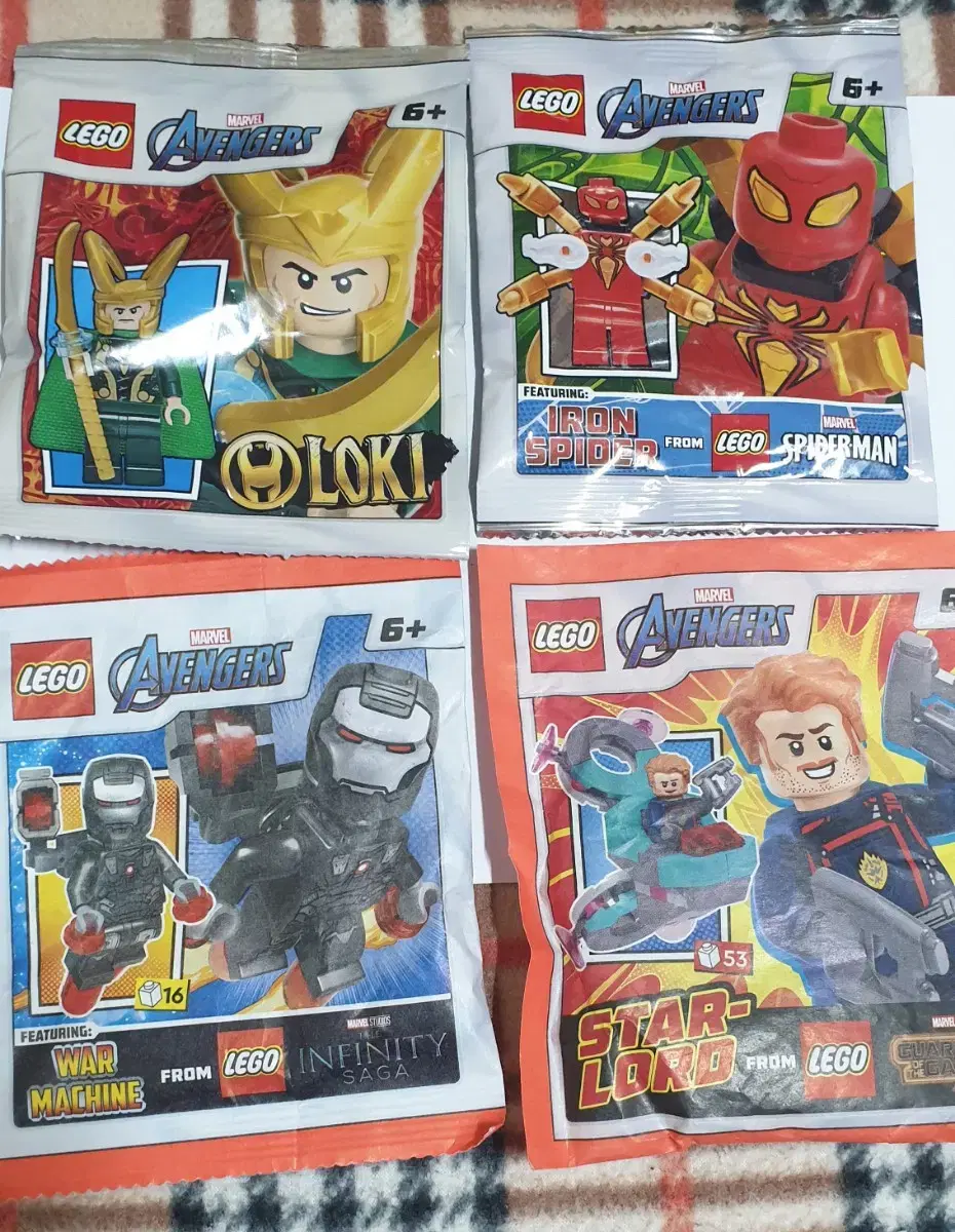 4 LEGO Marvel polybags sealed New