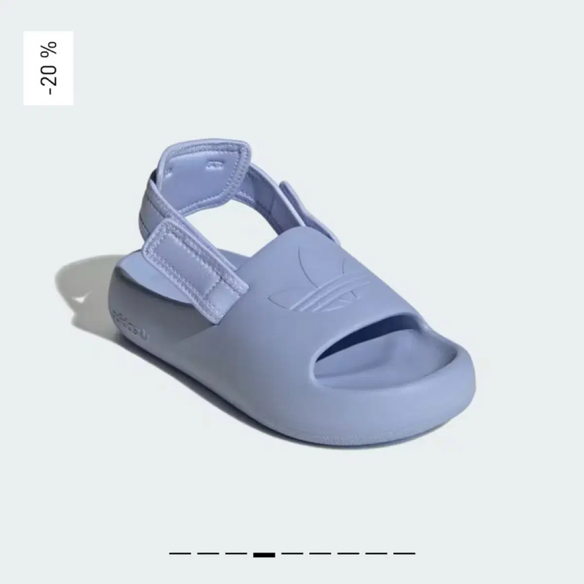 (No Box) Adidas Adidas Adidas Form Adilette Slide Sandals 240 Women's Sky Blue