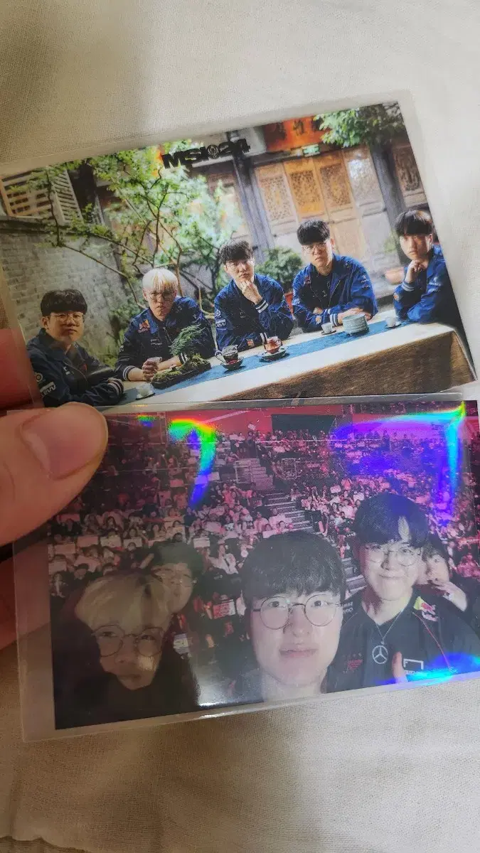 Group of 2 T1 T1 photocards bulk / T1 photocard