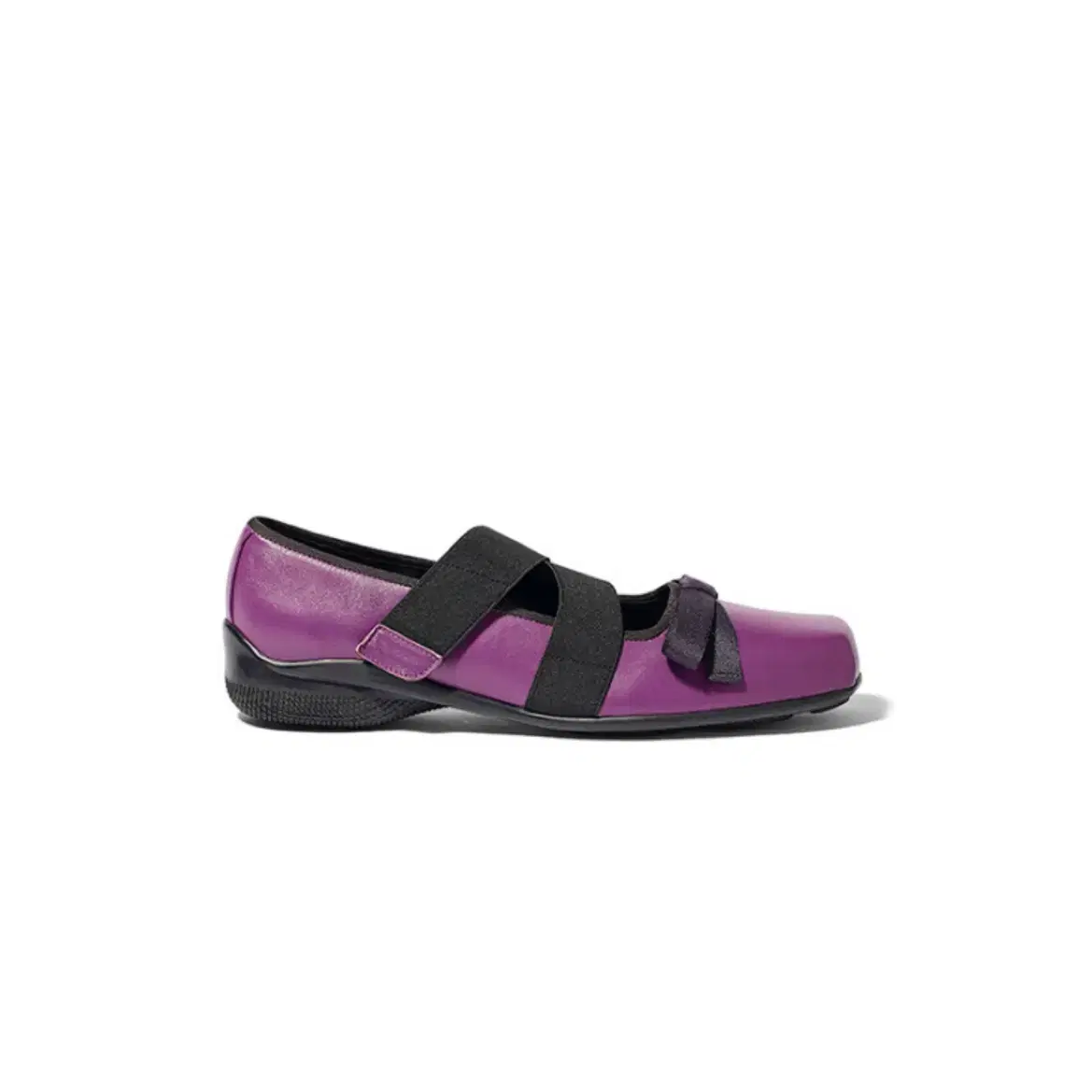 Openyy CROSS BAND BALLET FLATS, PURPLE