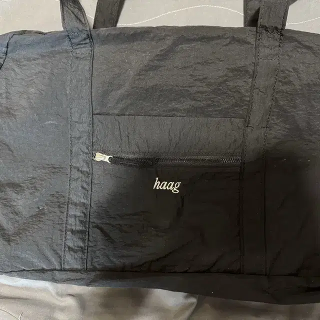 haag a duffel bag black 헤이그 더플백 블랙