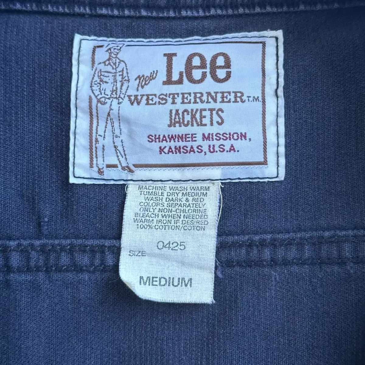 Made in USA Lee 코듀로이 트레커 자켓 (M)