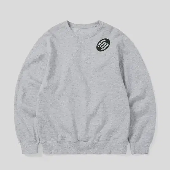 [M] 디스이즈네버댓 Oval Sticker Crewneck Ligh