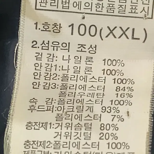 노스페이스 구스다운패딩