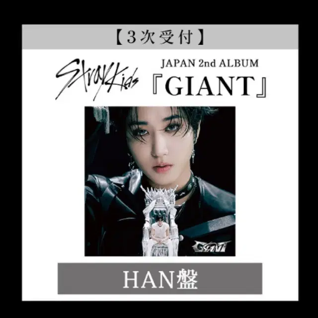 스트레이키즈 GIANT 일본앨범 댈구 멤버 선택 가능