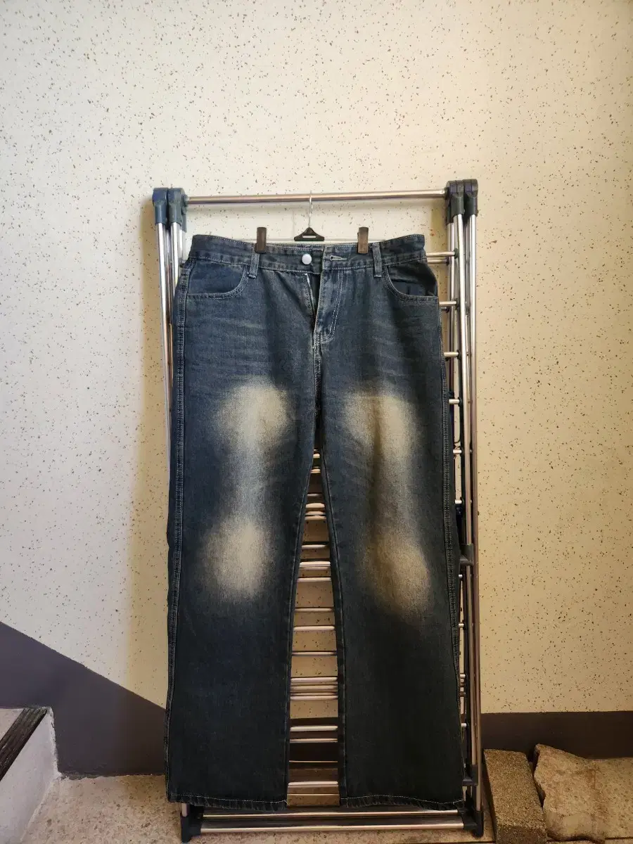 Vintage denim pants (straight, loose fit)