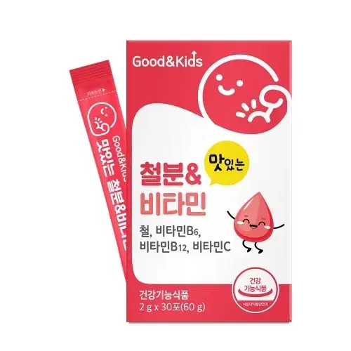 내츄럴플러스 굿앤키즈 맛있는 철분&비타민 2g x 30포 x3BOX